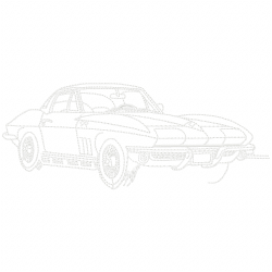 Cars Embroidery Design 8